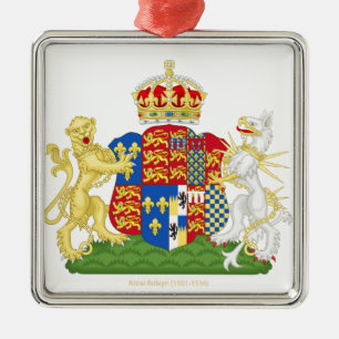 Ornamento De Metal Brasão Anne Boleyn