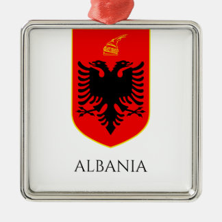 Ornamento De Metal Brasão de Armas Albanês Patrimônio Nacional Arte