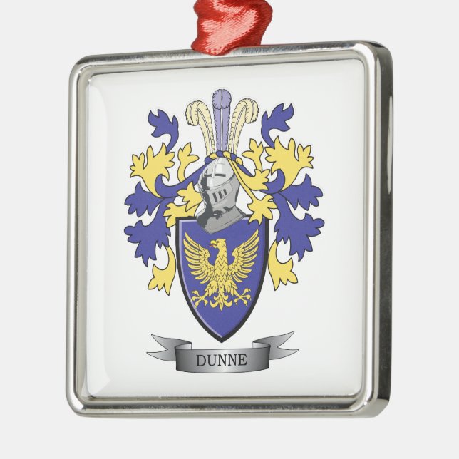 Ornamento De Metal Brasão de Dunne (Esquerda)