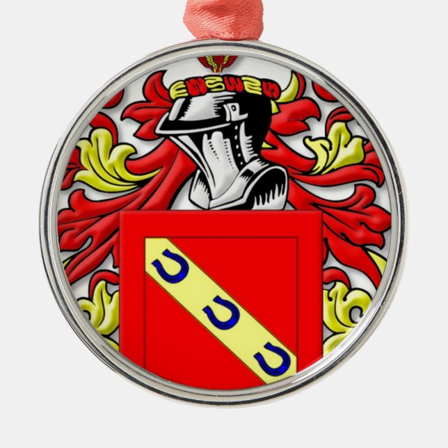 Ornamento De Metal Brasão de Ferrara (Frente)