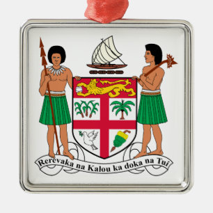 Ornamento De Metal Brasão de Fiji