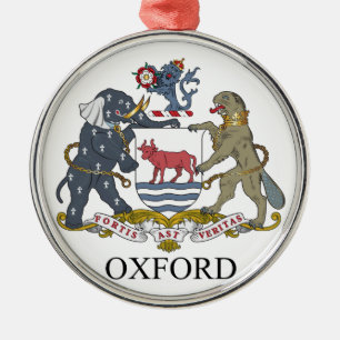 Ornamento De Metal Brasão de Oxford