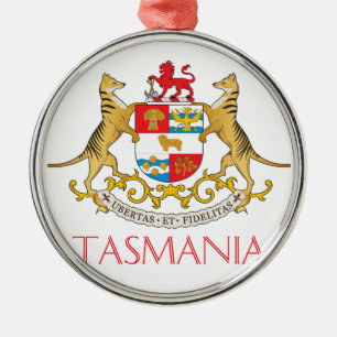 Ornamento De Metal Brasão de Tasmânia