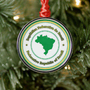 Ornamento De Metal Brasil