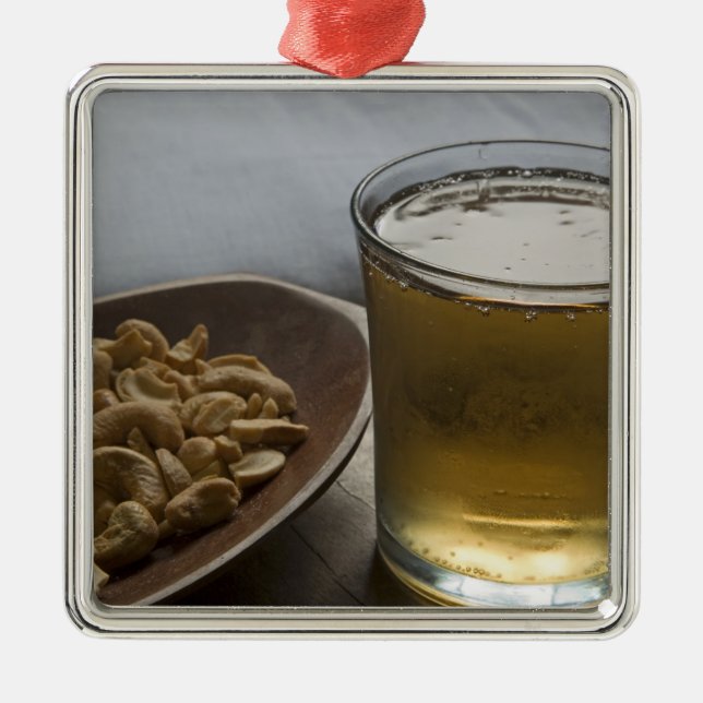 Ornamento De Metal Brasil. Um Copo de Atualização da Energia Guarana (Frente)