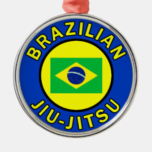 Ornamento De Metal Brasileiro Jiu Jitsu