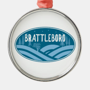 Ornamento De Metal Brattleboro Vermont Ao Ar Livre