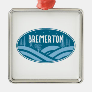 Ornamento De Metal Bremerton Washington ao Ar Livre