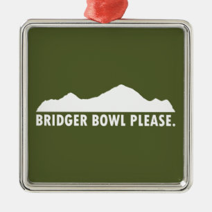 Ornamento De Metal Bridger Bowl, por favor