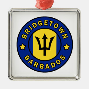 Ornamento De Metal Bridgetown Barbados