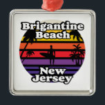 Ornamento De Metal Brigantine Beach, Nova Jersey<br><div class="desc">Brigantine Beach,  Nova Jersey</div>