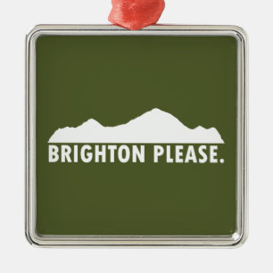 Ornamento De Metal Brighton, por favor