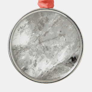 Ornamento De Metal brilho de quartzo cristal congelado amor cicatriza