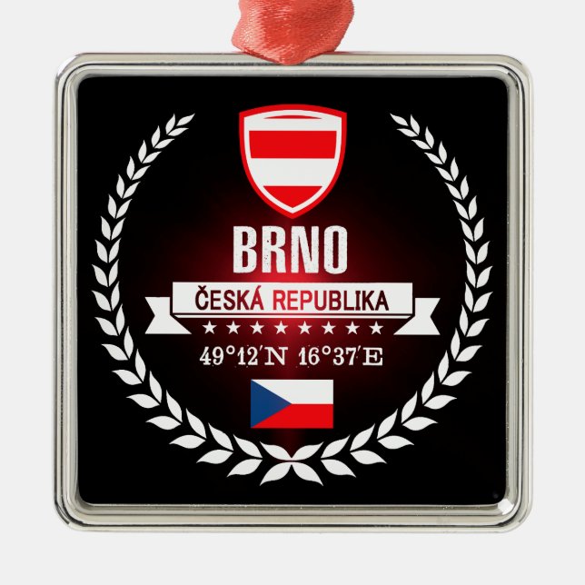 Ornamento De Metal Brno (Frente)