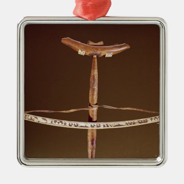 Ornamento De Metal Broca de arco do Inuit (Frente)