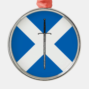 Ornamento De Metal Bruce Sword on Saltyre