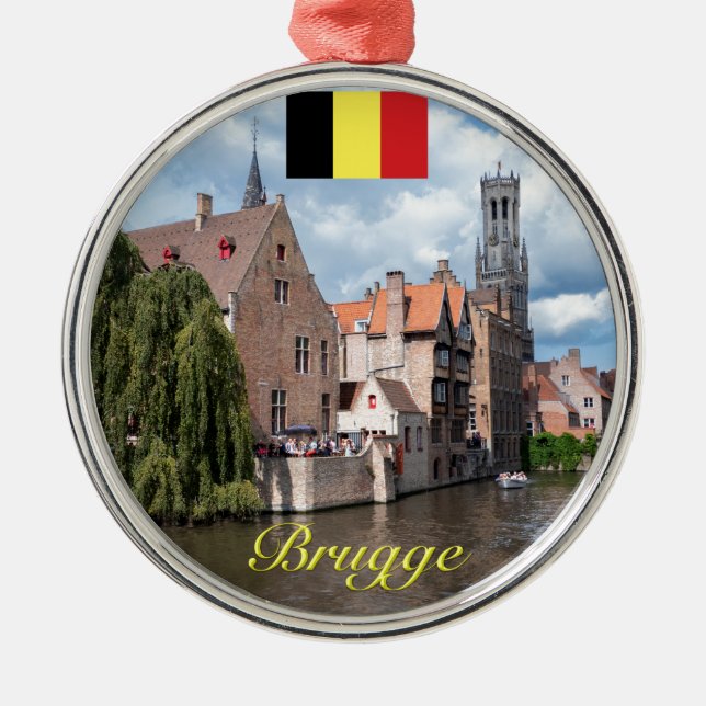 Ornamento De Metal Brugge medieval - Foto Pro (Frente)