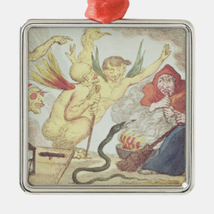 Ornamento De Metal Bruxas em um Hayloft