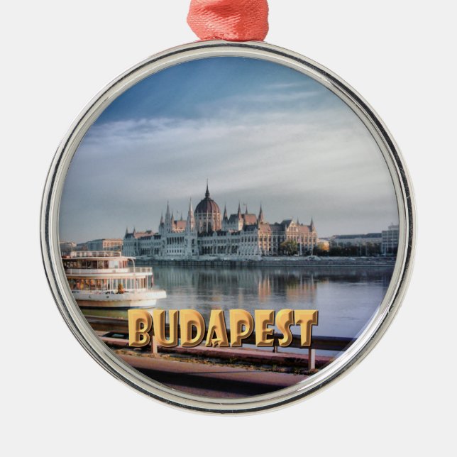 Ornamento De Metal Budapest (Frente)