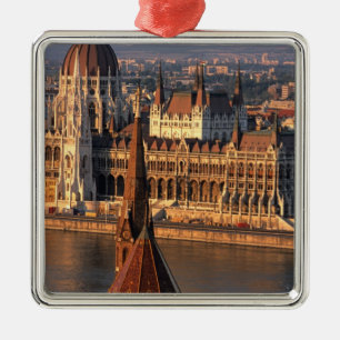 Ornamento De Metal Budapeste, Hungria, Danúbio, Parlamento