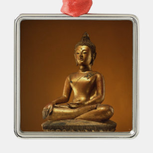 Ornamento De Metal Buddha