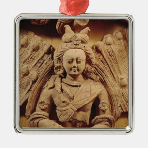 Ornamento De Metal Buddha Sakyamuni, século de Tumshuq do 6o-7o