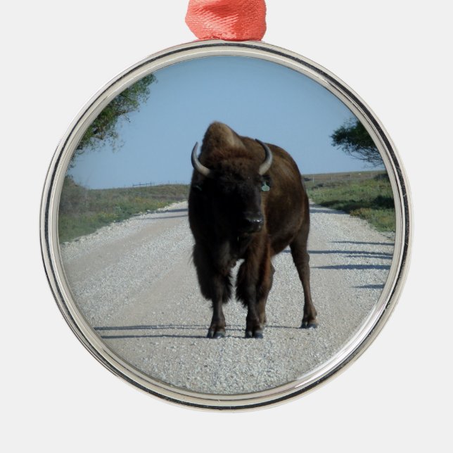 Ornamento De Metal Buffaloed! (Frente)