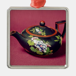 Ornamento De Metal Bule preto do basalto