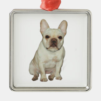 Ornamento De Metal Bulldog Francês (B) - cor de veado