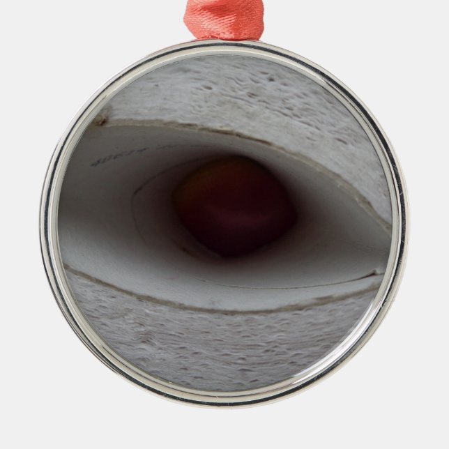 Ornamento De Metal buraco ocular, feito de papel (Frente)