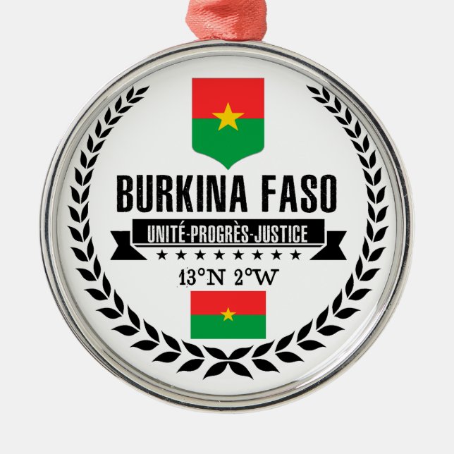 Ornamento De Metal Burkina Faso (Frente)