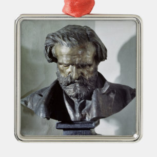 Ornamento De Metal Busto de Giuseppe Verdi