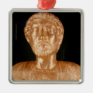 Ornamento De Metal Busto de Marcus Aurelius