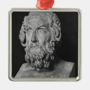 Ornamento De Metal Busto do local, período Hellenistic