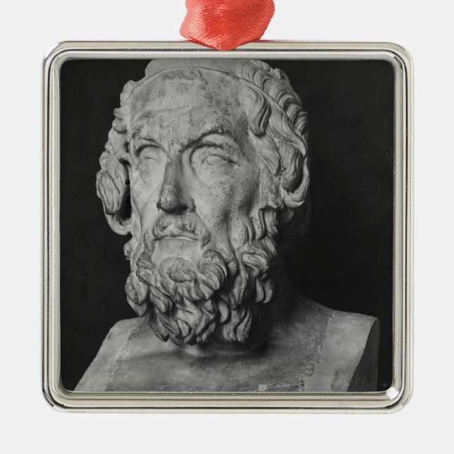 Ornamento De Metal Busto do local, período Hellenistic (Frente)