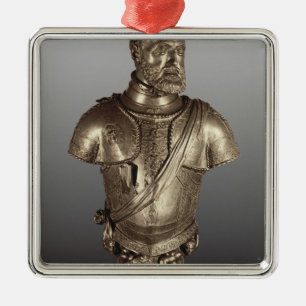 Ornamento De Metal Busto do retrato