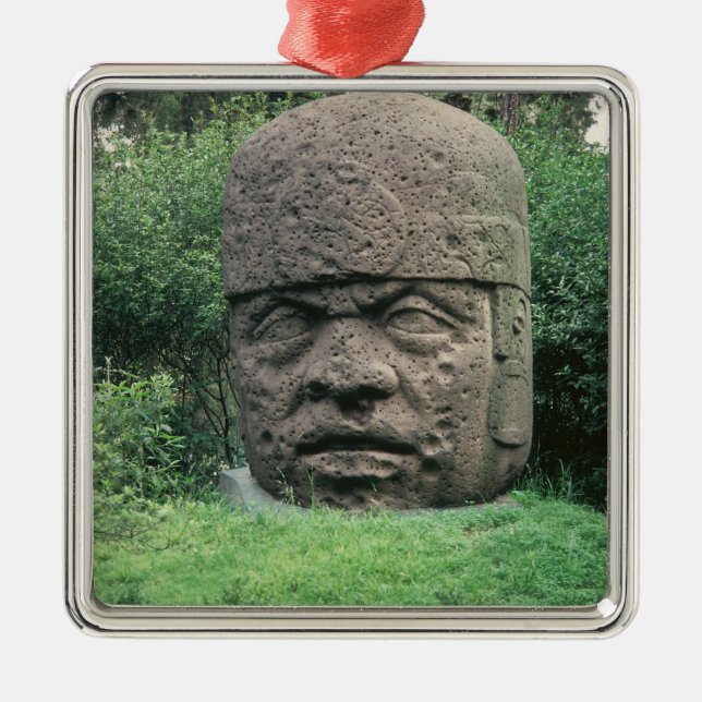 Ornamento De Metal Cabeça colossal (Frente)
