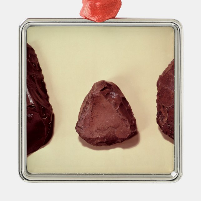 Ornamento De Metal Cabeças de machado do sílex (Frente)