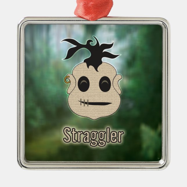 Ornamento De Metal Cabeças Voodoo ~ Pântano (Frente)