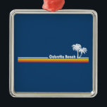 Ornamento De Metal Cabretta Beach, Ilha de Balé, Geórgia<br><div class="desc">Tal como a Praia de Driftwood,  nas proximidades da Ilha de Jekyll,  a Praia de Cabretta,  Geórgia,  é pontilhada com galhos branqueados,  raízes e troncos de árvores perdidos à erosão. Um refúgio para fotógrafos e caçadores à procura de uma fuga serena arenosa,  esta fita picturesca é uma imperceptível.</div>