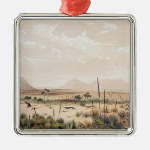 Ornamento De Metal Caça do canguru