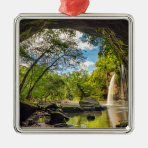 Ornamento De Metal Cachoeira de Haew Suwat