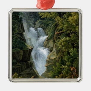 Ornamento De Metal Cachoeira nas montanhas de Berna, 1796