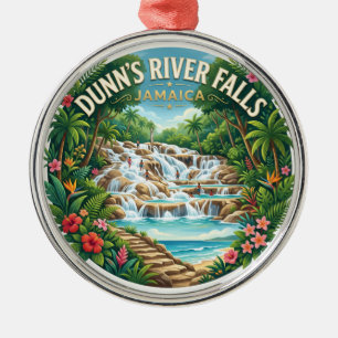 Ornamento De Metal Cachoeiras do Rio Dunn Jamaica