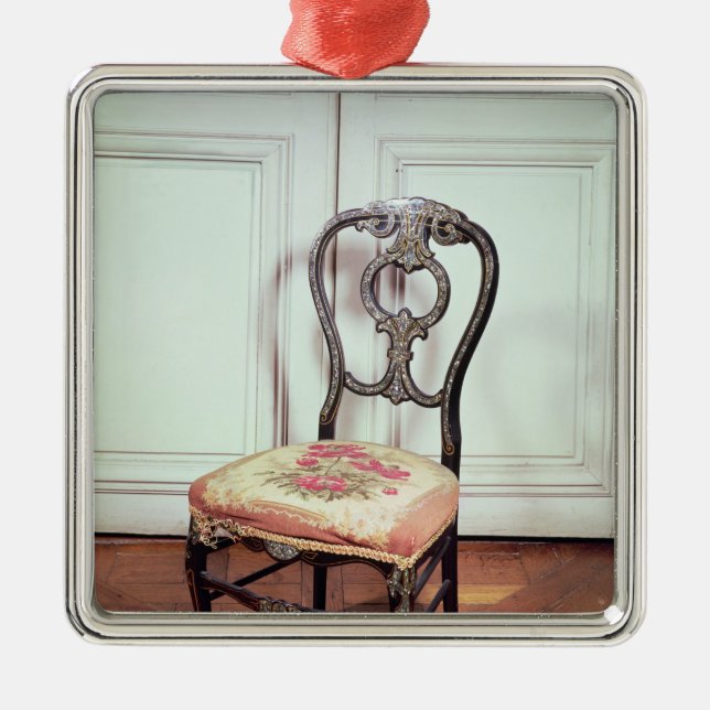 Ornamento De Metal Cadeira, segundo estilo do império (Frente)