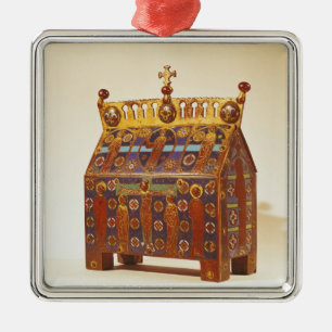 Ornamento De Metal Caixa do relicário, 12o-13o século