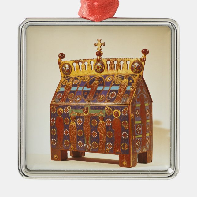 Ornamento De Metal Caixa do relicário, 12o-13o século (Frente)