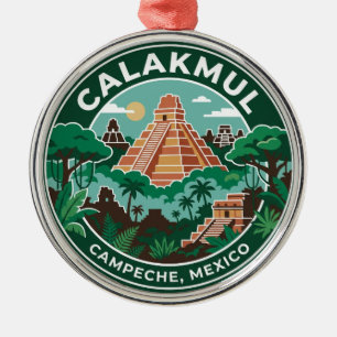 Ornamento De Metal Calakmul México