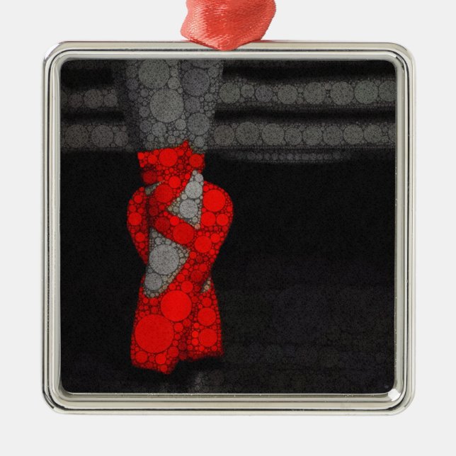 Ornamento De Metal Calçados Ballerina Balé (Frente)