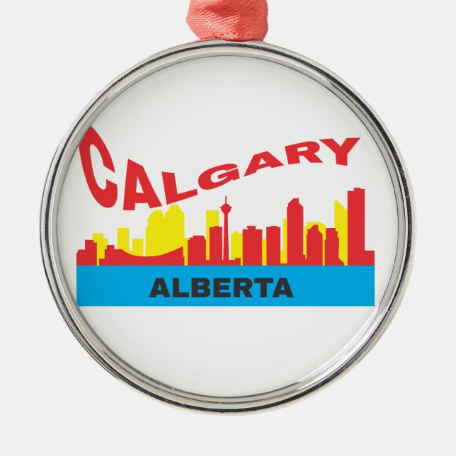Ornamento De Metal Calgary (Frente)